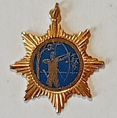 Archery vintage medal ives - archery,