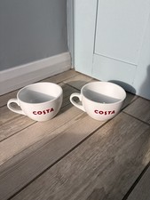 2x Costa Coffee Mug White