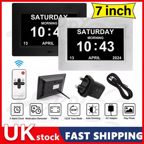 Dementia digital clock - dementia, with