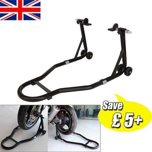 Rear motorcycle paddock - rear, stand