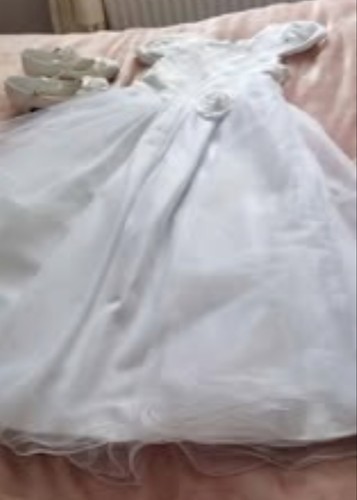 Communion dress tiara - communion, under