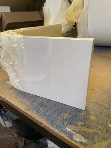 Cream gloss external curved - gloss,