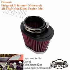 52mm Motorcycle Air Filter ATV