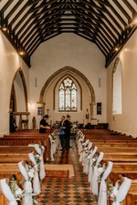 Wedding Pew-End Tulle