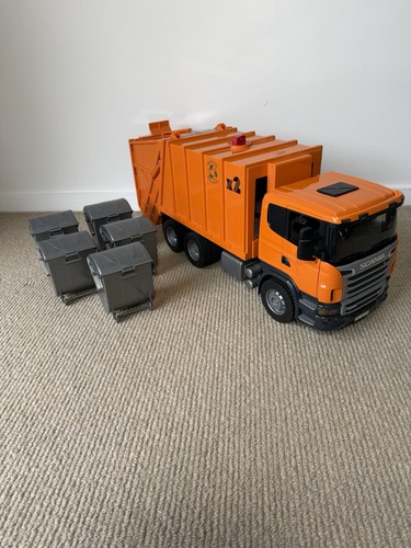 Bruder scania toy garbage - bruder,
