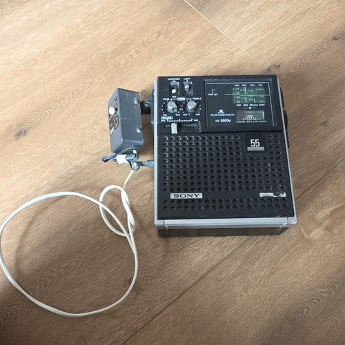 Vintage sony icf 5500m captain - vintage, icf-5500m