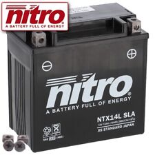 Motorcycle Battery Nitro YTX14L-BS GEL Enclosed 12V|12Ah|CCA:200A 150x87x145mm