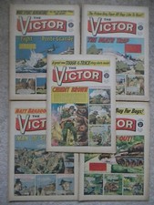 The Victor comics (x5)  Nos. 482, 483, 484, 485, 488 - all from 1970