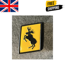 Swedish Moose Black Test Emblem Metal Badge Decal for Volvo UK Stock 