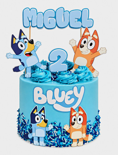 Personalised bluey birthday - bluey,