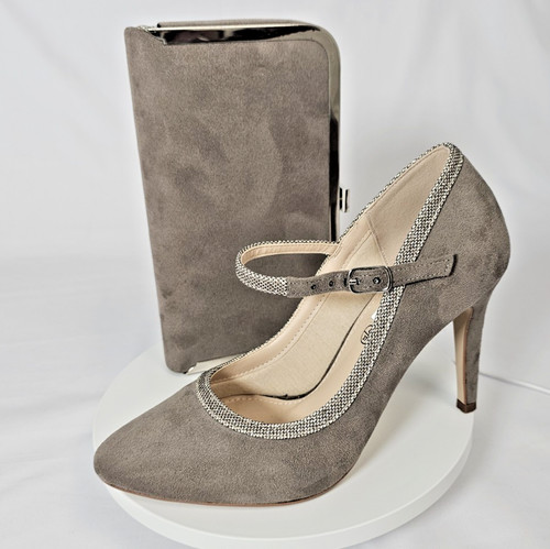 Womens court shoe with strap - court,