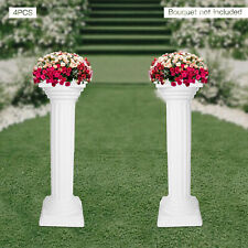 Classic Triumphant Columns 4 White Roman Pillar Durable Wedding Decorative Stand