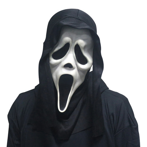 Latex scream ghost face mask - scream,