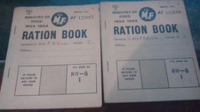 2 x Ration Book Ministry Of