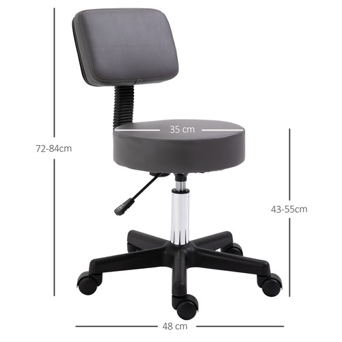 Swivel salon stool - swivel,