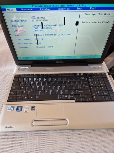 Toshiba satellite l500 1xl - toshiba,
