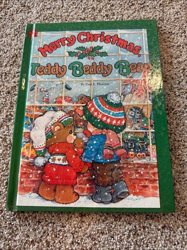 Vintage merry christmas teddy - vintage,