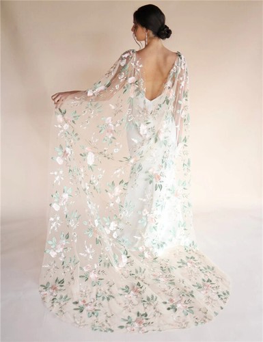 Wedding draped cape - draped,