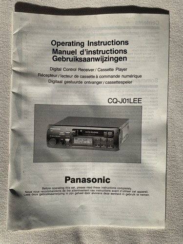 Panasonic e01lee - panasonic, cq-e01lee