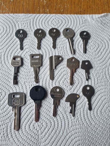 Old vintage keys mixed - old,
