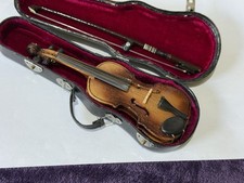 Miniature Violin with Case &