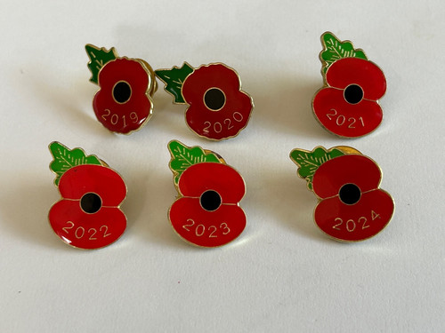 Poppy remembrance pin - remembrance,