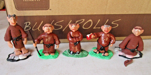 Vintage resin handmade - resin, friar