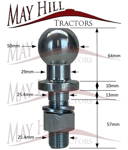 Tow bar drawbar - towing, ball