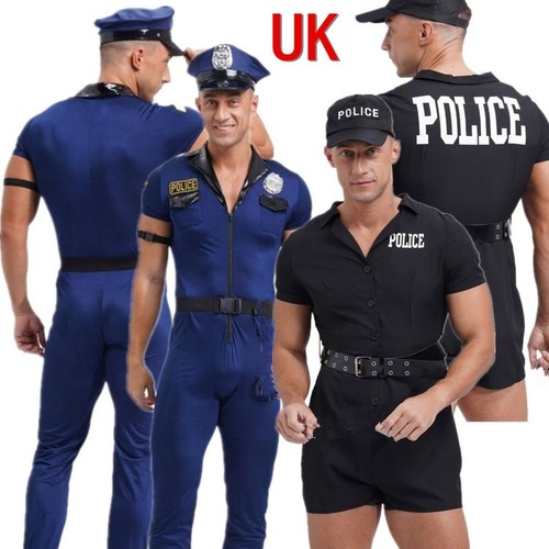 Mens police officer costume - uk,