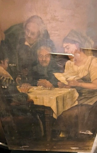 Very old damage paintings - very,