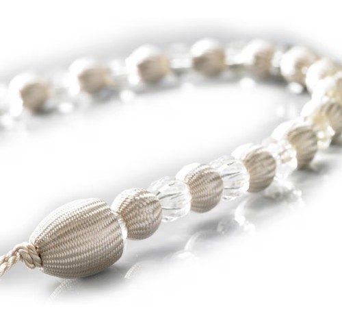 Earl cream crystal beaded - earl,