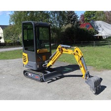 Mini Excavator With Cabin - Berger Kraus BK 1250KS - Available Immediately