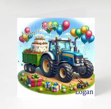 Personalised Tractor Birthday