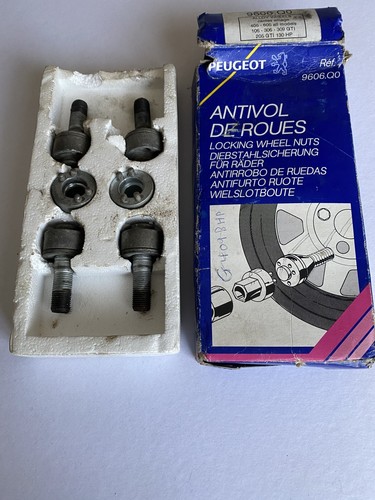 Peugeot locking wheel - peugeot, nuts