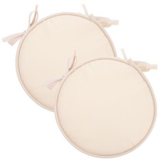  2 Pcs Seat Pads for Garden Furniture Living Room Chair Cushion Round