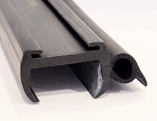 Side window rubber seal - rubber, grey