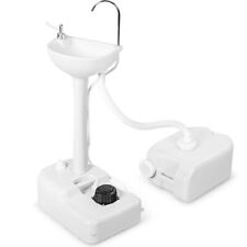 17L Water Capacity Portable Camping Sink Hand Wash Basin Stand W/ Running Faucet