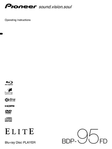 Pioneer bdp 95fd - pioneer, blu-ray