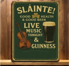 Guinness metal signs