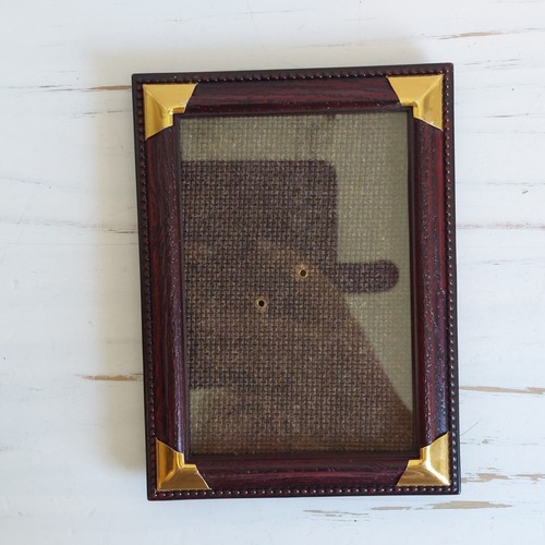 Vintage photo frame mahogany - frame,