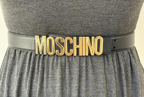 Moschino milano black leather - moschino,