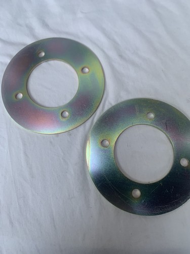 Steel wheel spacers new - spacers, x2