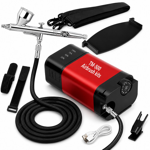 Airbrush compressor kit - kit, with