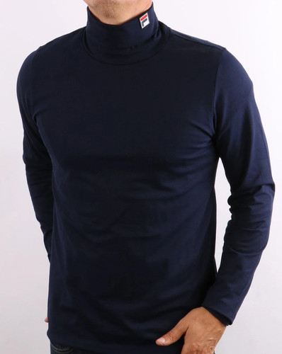 Fila vintage roll neck navy - neck,