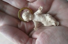 TINY BABY JESUS FIGURE. XMAS CRAFTS, CAKE TOPPER, NATIVITY, DOLLS HOUSE? 