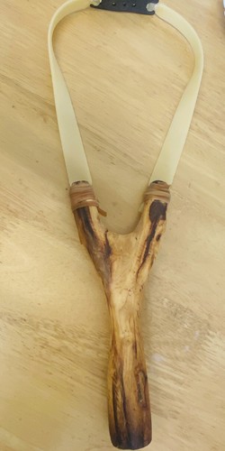 Handmade wooden slingshot - handmade,
