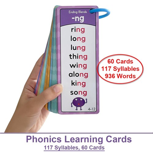 Phonics word flash - word, cards