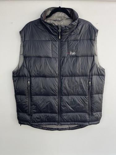 Rab men black - black, down