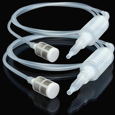 2 Home Brew Syphon Tube Manual Pump Hose with Filter for Beer Wine Brewing (2M)