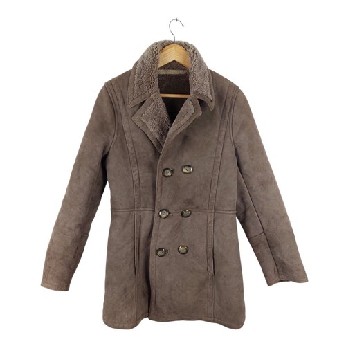 Vintage mens brown shearling - mens,